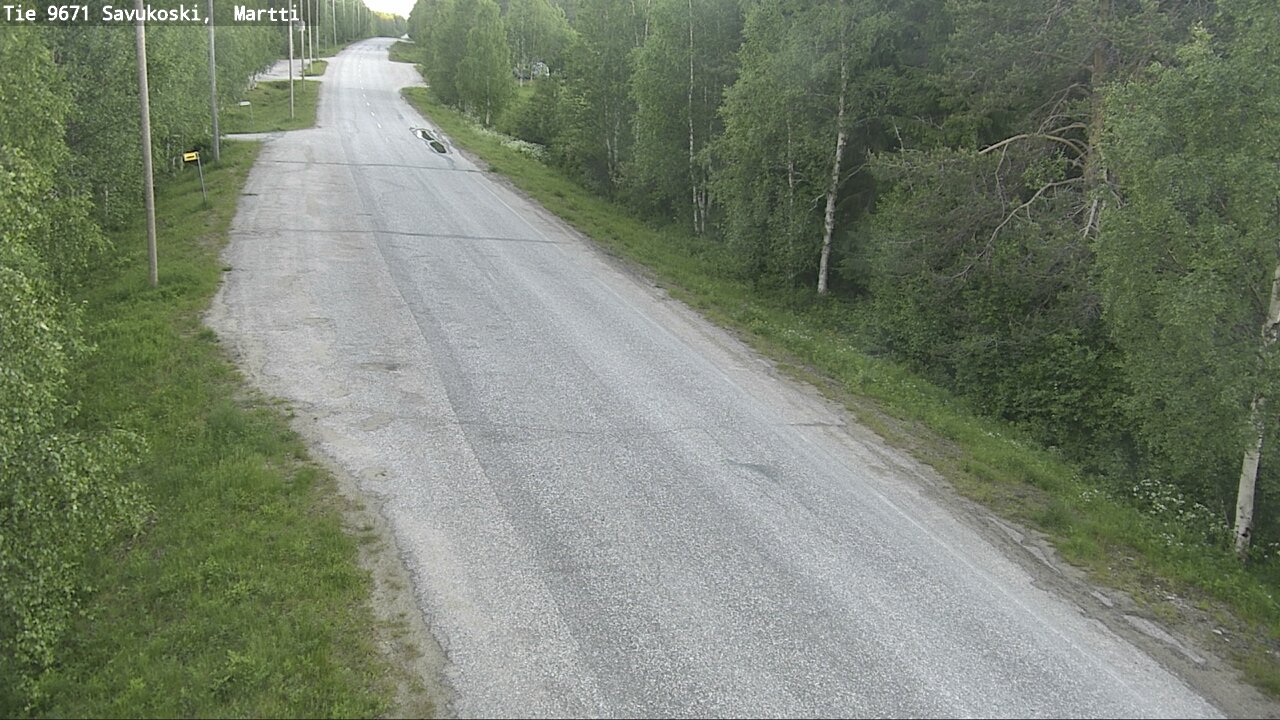 Weather Camera Image Road 9671 Savukoski, Martti, Savukoski, Lappi