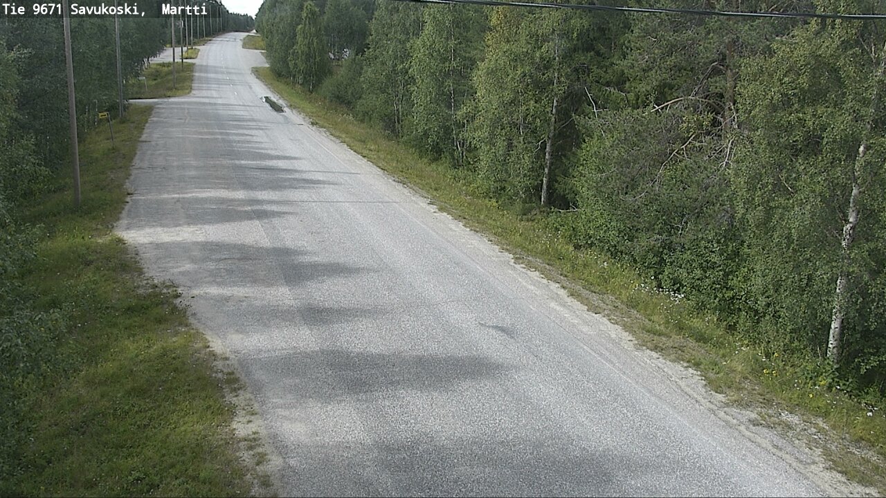 Weather Camera Image Road 9671 Savukoski, Martti, Savukoski, Lappi