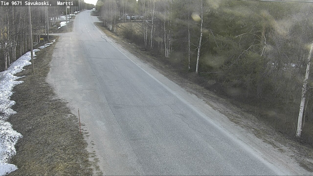 Weather Camera Image Väg 9671 Savukoski, Martti, Savukoski, Lappi