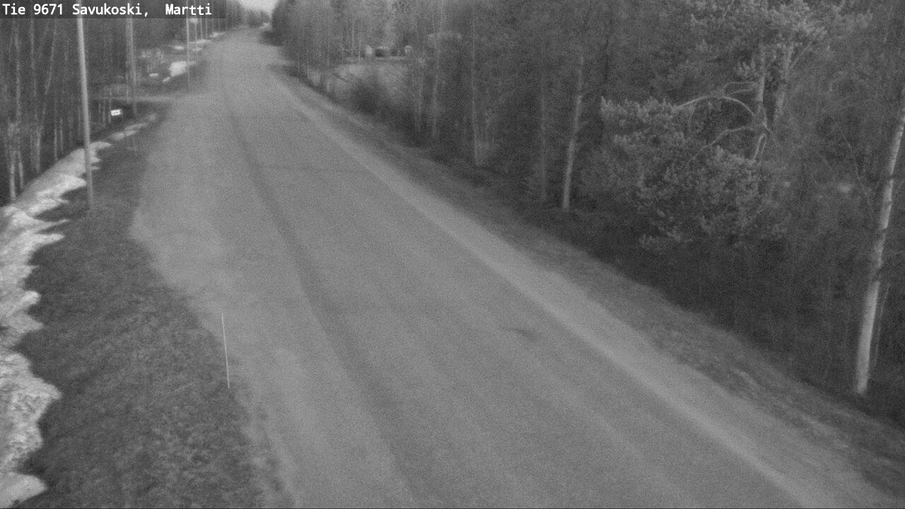 Weather Camera Image Väg 9671 Savukoski, Martti, Savukoski, Lappi