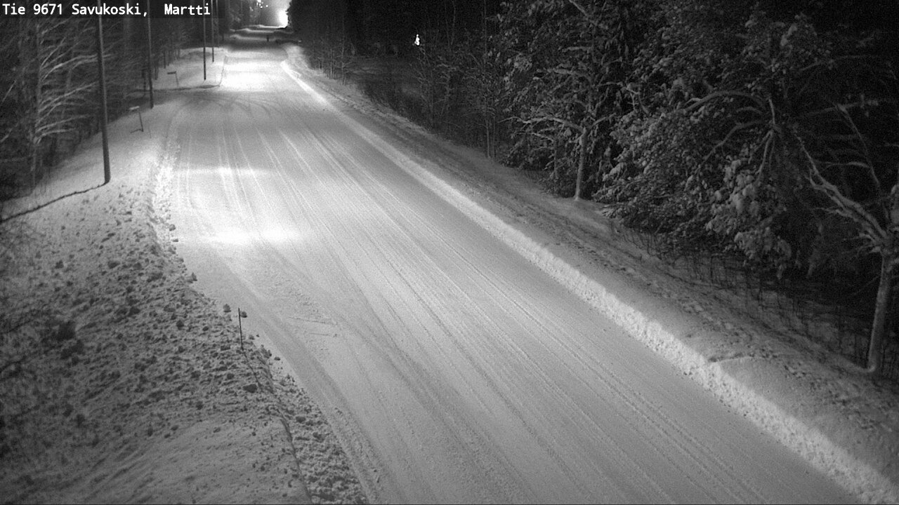 Weather Camera Image Väg 9671 Savukoski, Martti, Savukoski, Lappi