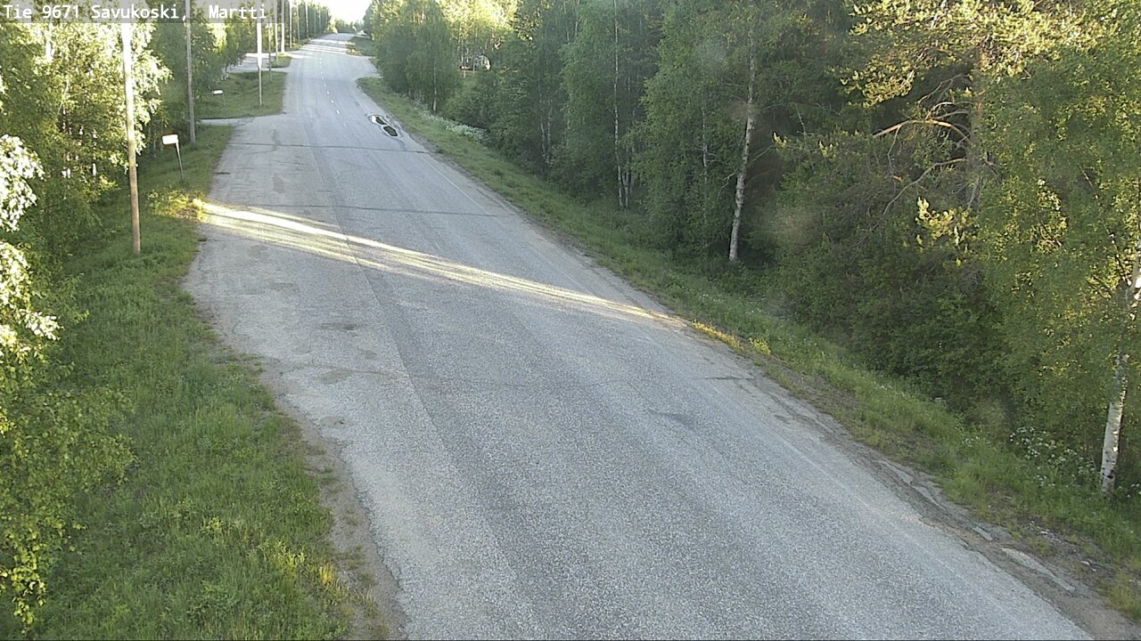 Weather Camera Image Road 9671 Savukoski, Martti, Savukoski, Lappi