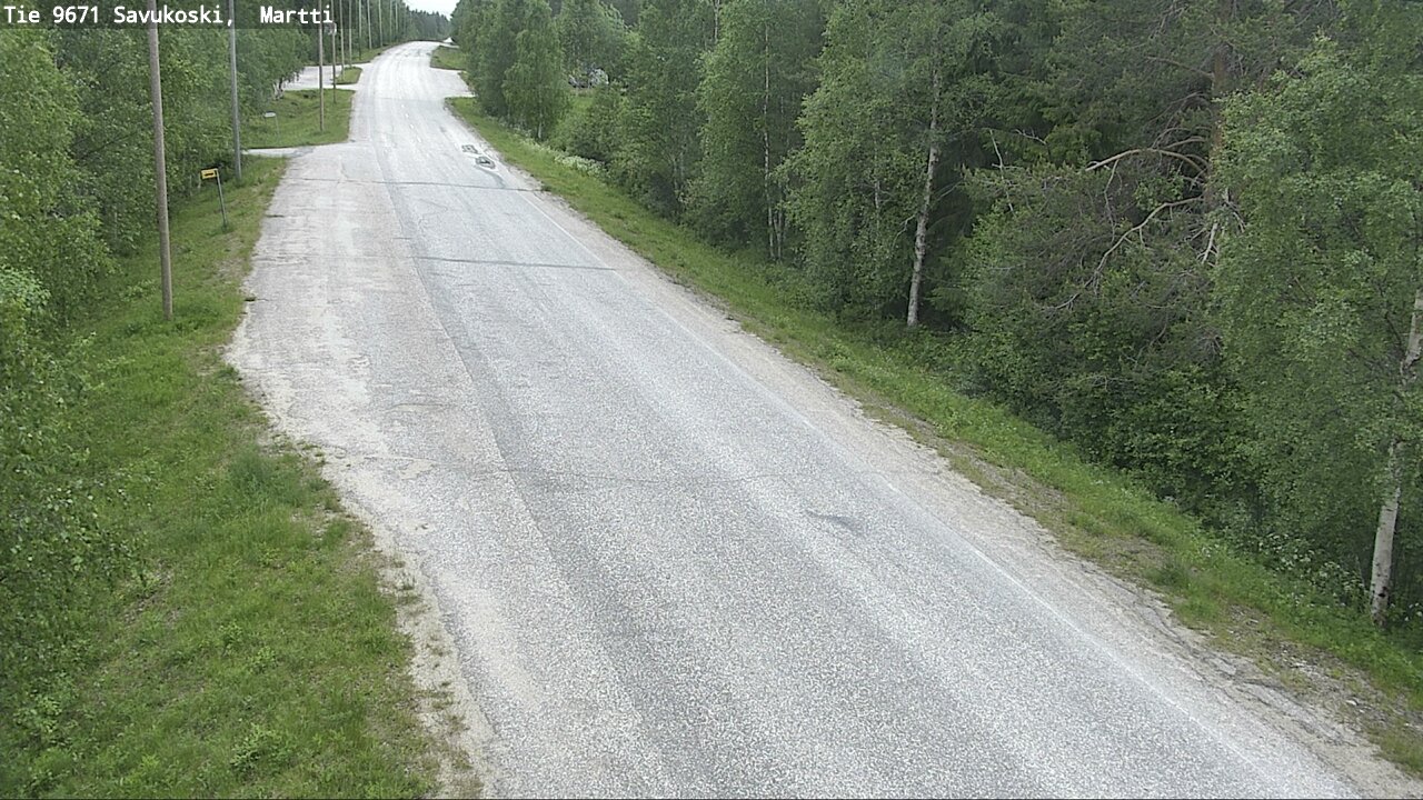 Weather Camera Image Road 9671 Savukoski, Martti, Savukoski, Lappi