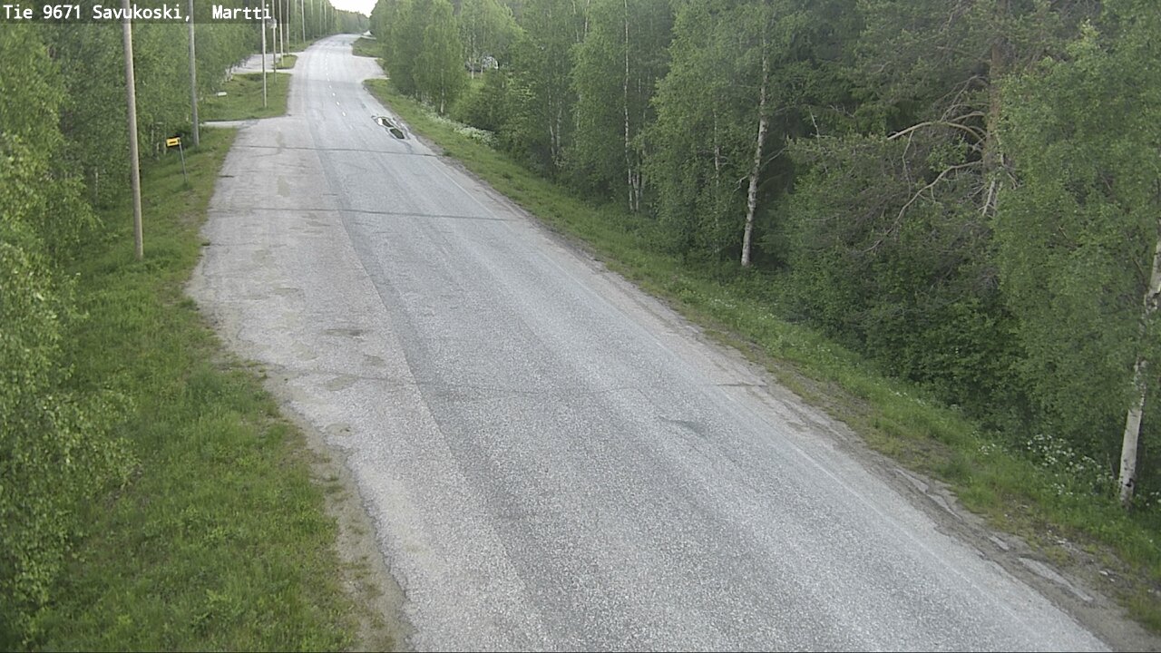 Weather Camera Image Road 9671 Savukoski, Martti, Savukoski, Lappi