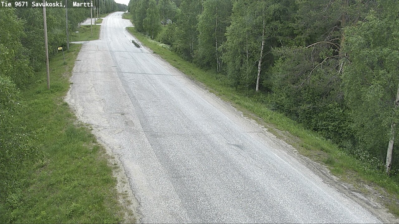 Weather Camera Image Road 9671 Savukoski, Martti, Savukoski, Lappi