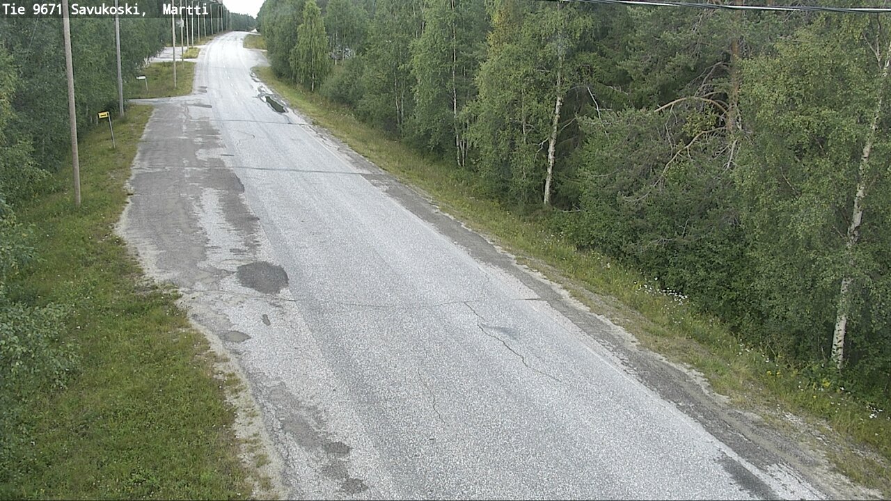 Weather Camera Image Road 9671 Savukoski, Martti, Savukoski, Lappi