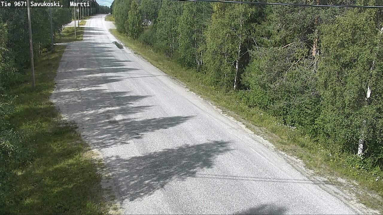 Weather Camera Image Road 9671 Savukoski, Martti, Savukoski, Lappi