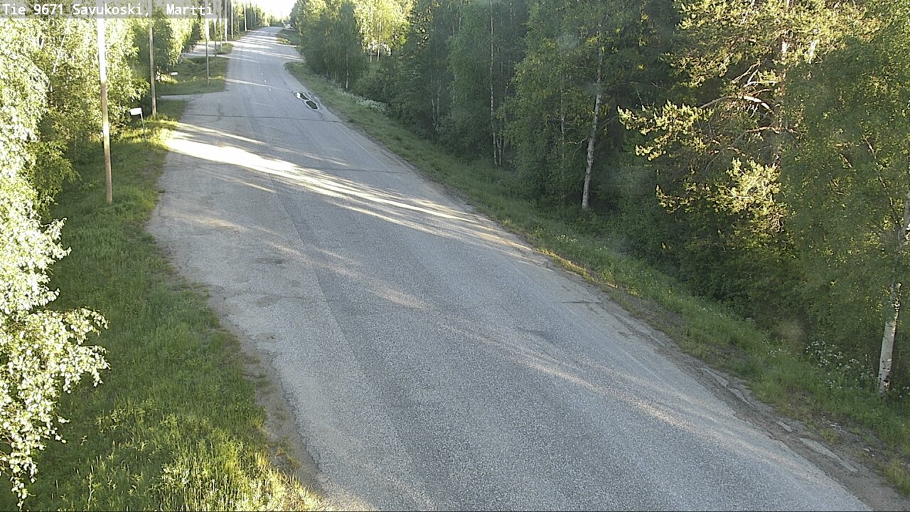 Weather Camera Image Road 9671 Savukoski, Martti, Savukoski, Lappi