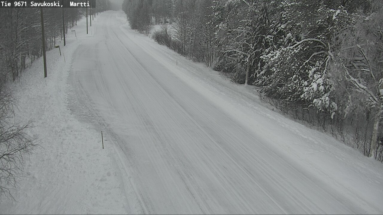 Weather Camera Image Väg 9671 Savukoski, Martti, Savukoski, Lappi