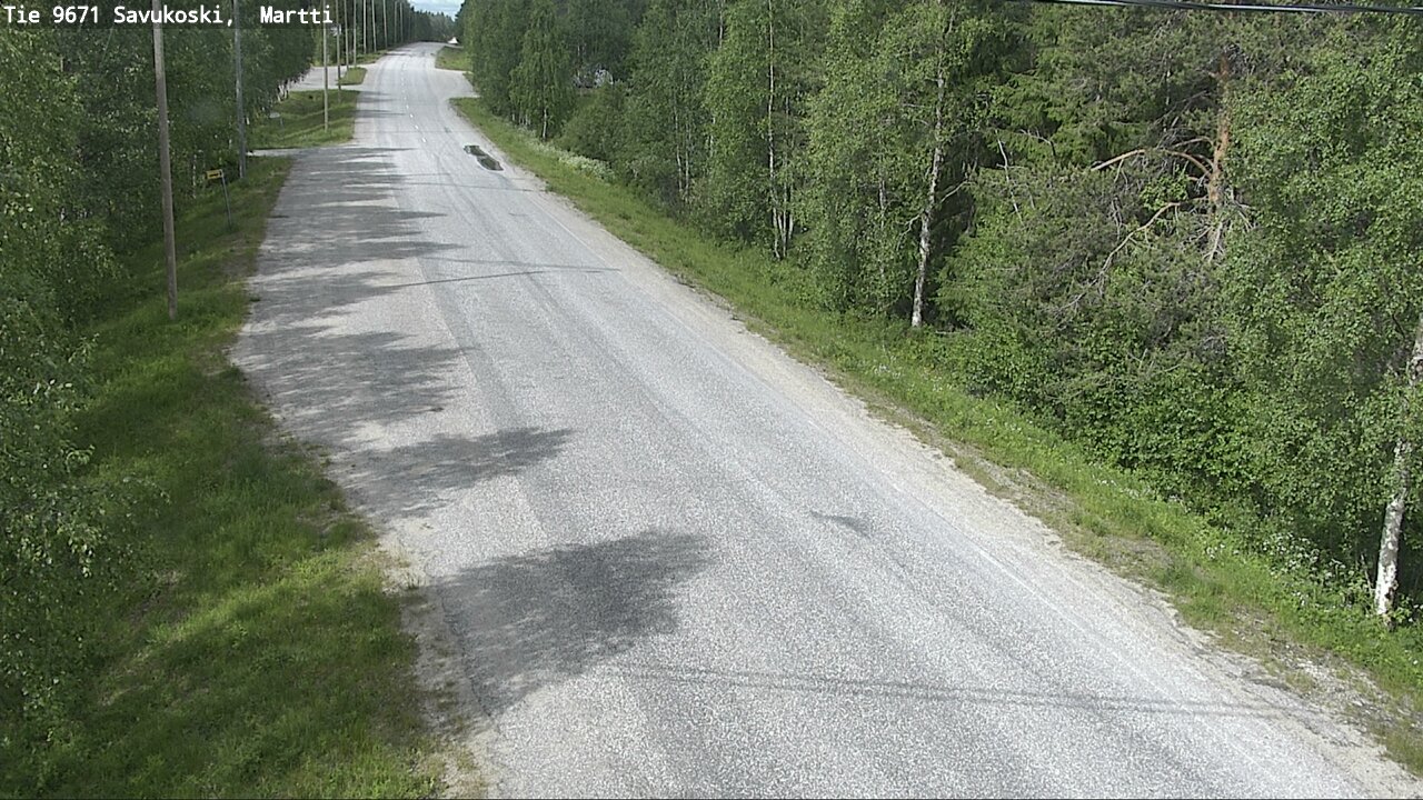 Weather Camera Image Road 9671 Savukoski, Martti, Savukoski, Lappi
