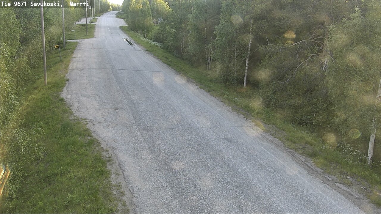 Weather Camera Image Road 9671 Savukoski, Martti, Savukoski, Lappi