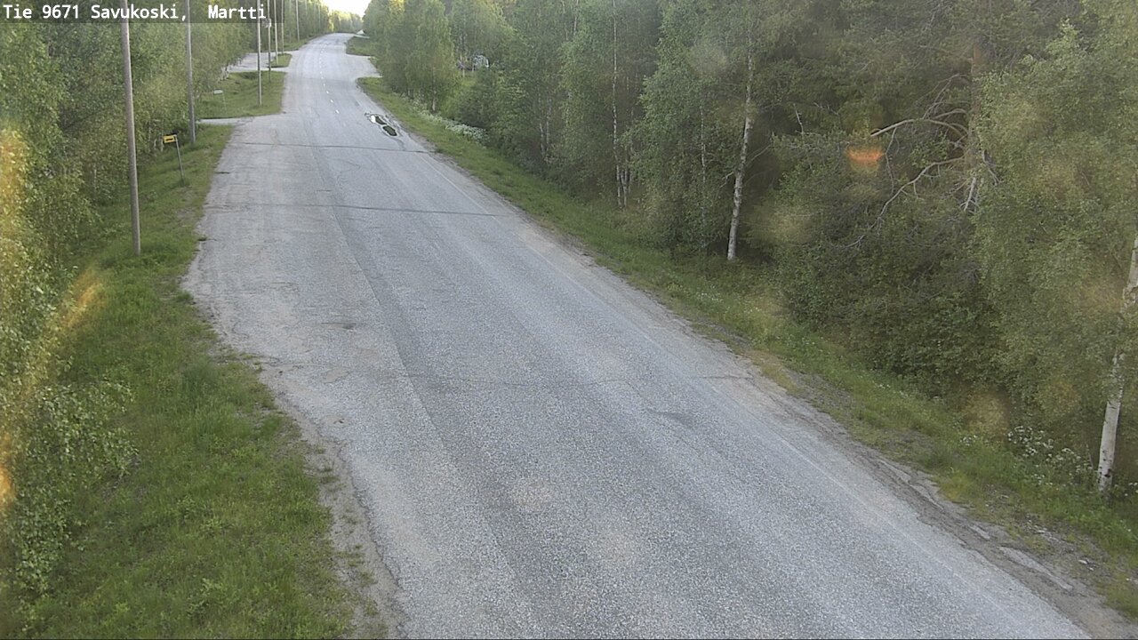 Weather Camera Image Road 9671 Savukoski, Martti, Savukoski, Lappi