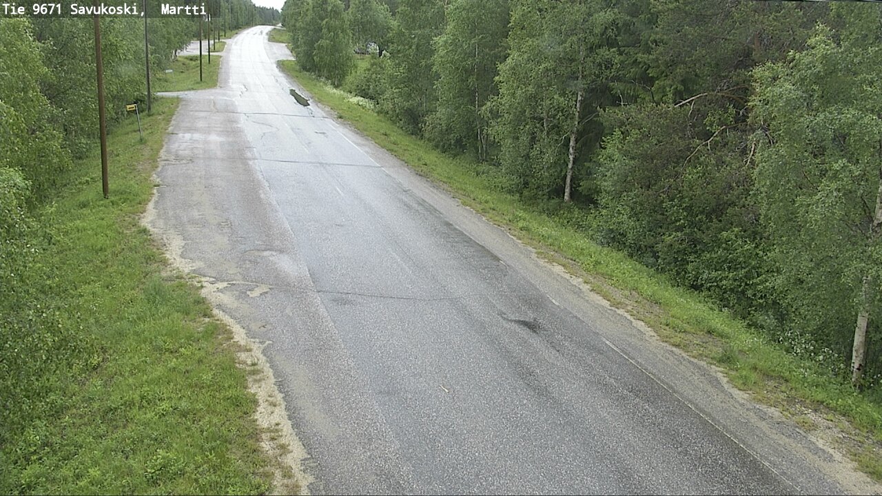 Weather Camera Image Road 9671 Savukoski, Martti, Savukoski, Lappi