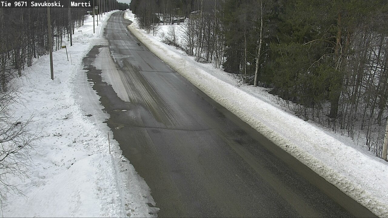 Weather Camera Image Road 9671 Savukoski, Martti, Savukoski, Lappi