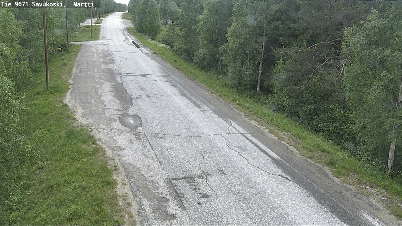Weather Camera Image Road 9671 Savukoski, Martti, Savukoski, Lappi