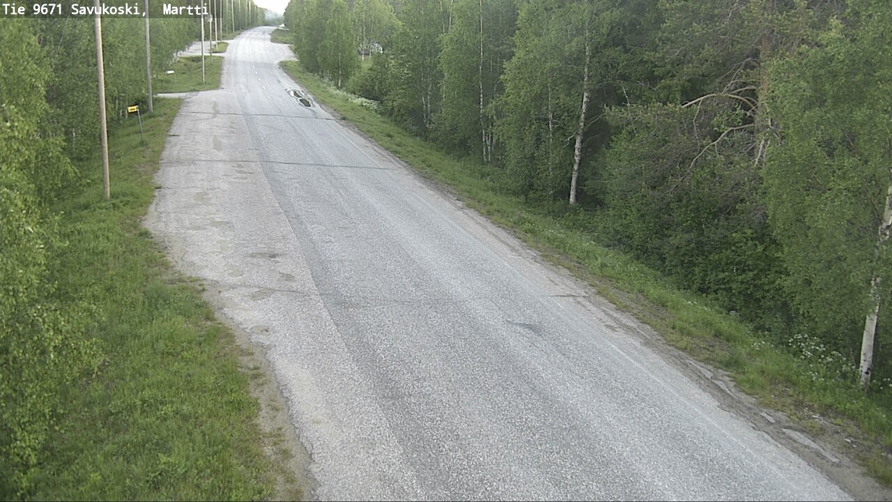 Weather Camera Image Road 9671 Savukoski, Martti, Savukoski, Lappi