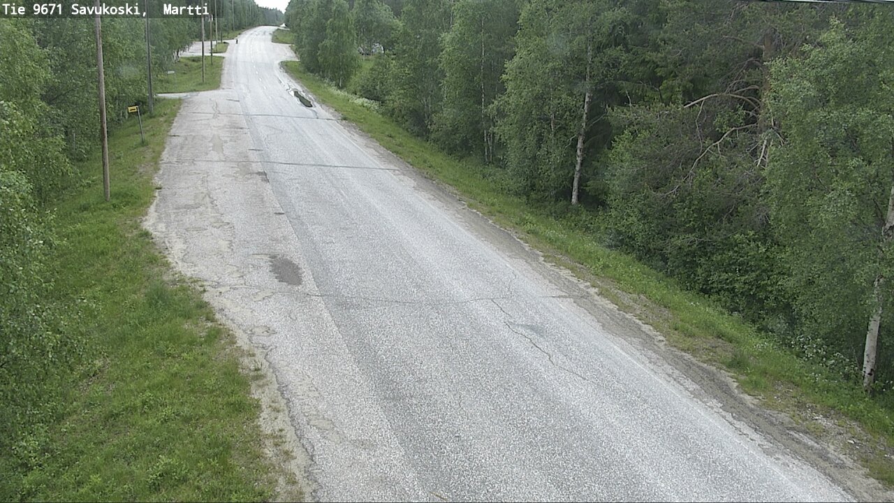 Weather Camera Image Road 9671 Savukoski, Martti, Savukoski, Lappi
