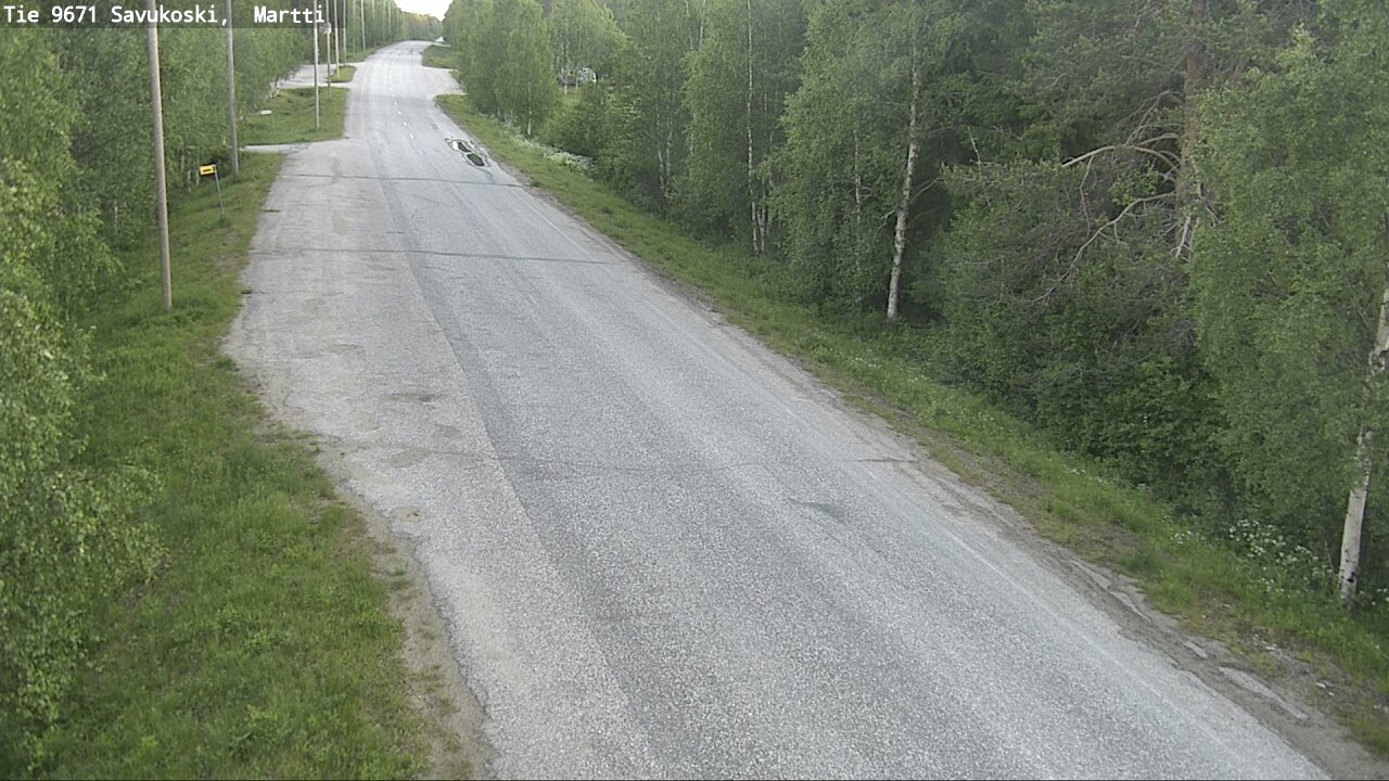 Weather Camera Image Road 9671 Savukoski, Martti, Savukoski, Lappi