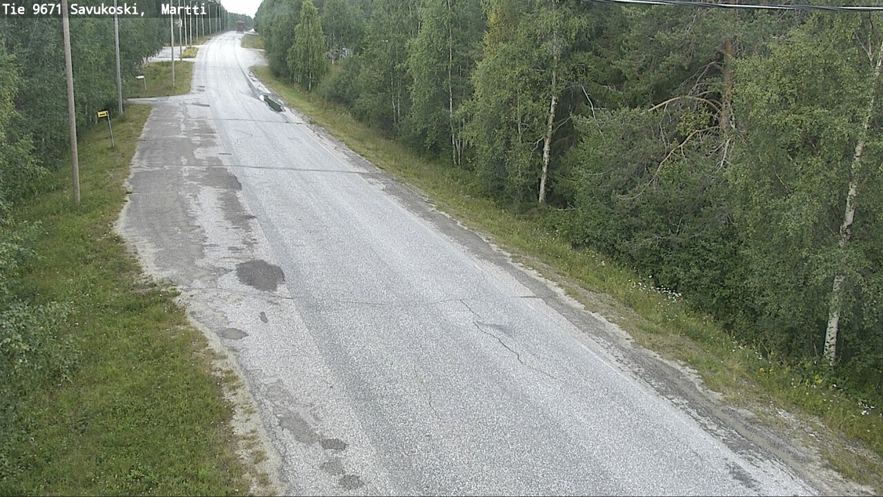 Weather Camera Image Road 9671 Savukoski, Martti, Savukoski, Lappi