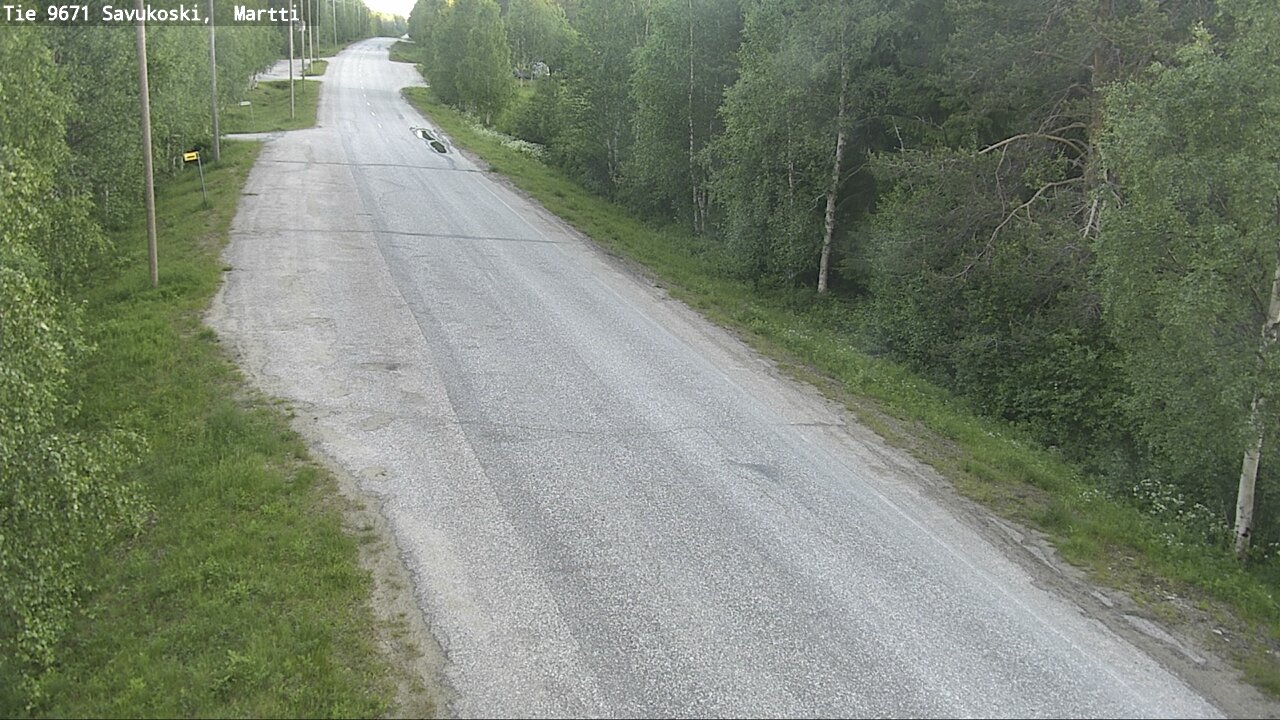 Weather Camera Image Road 9671 Savukoski, Martti, Savukoski, Lappi