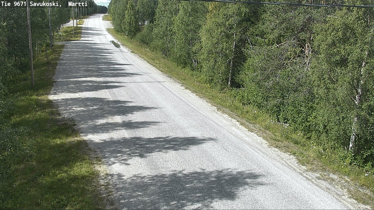 Weather Camera Image Road 9671 Savukoski, Martti, Savukoski, Lappi
