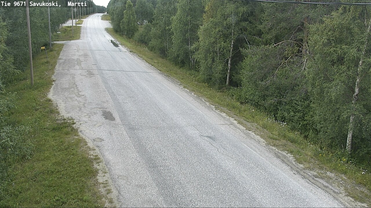 Weather Camera Image Road 9671 Savukoski, Martti, Savukoski, Lappi