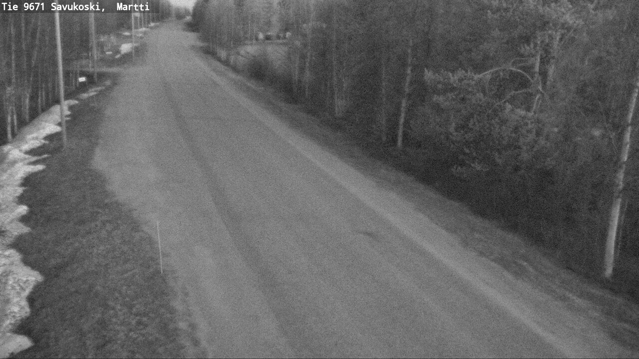 Weather Camera Image Väg 9671 Savukoski, Martti, Savukoski, Lappi