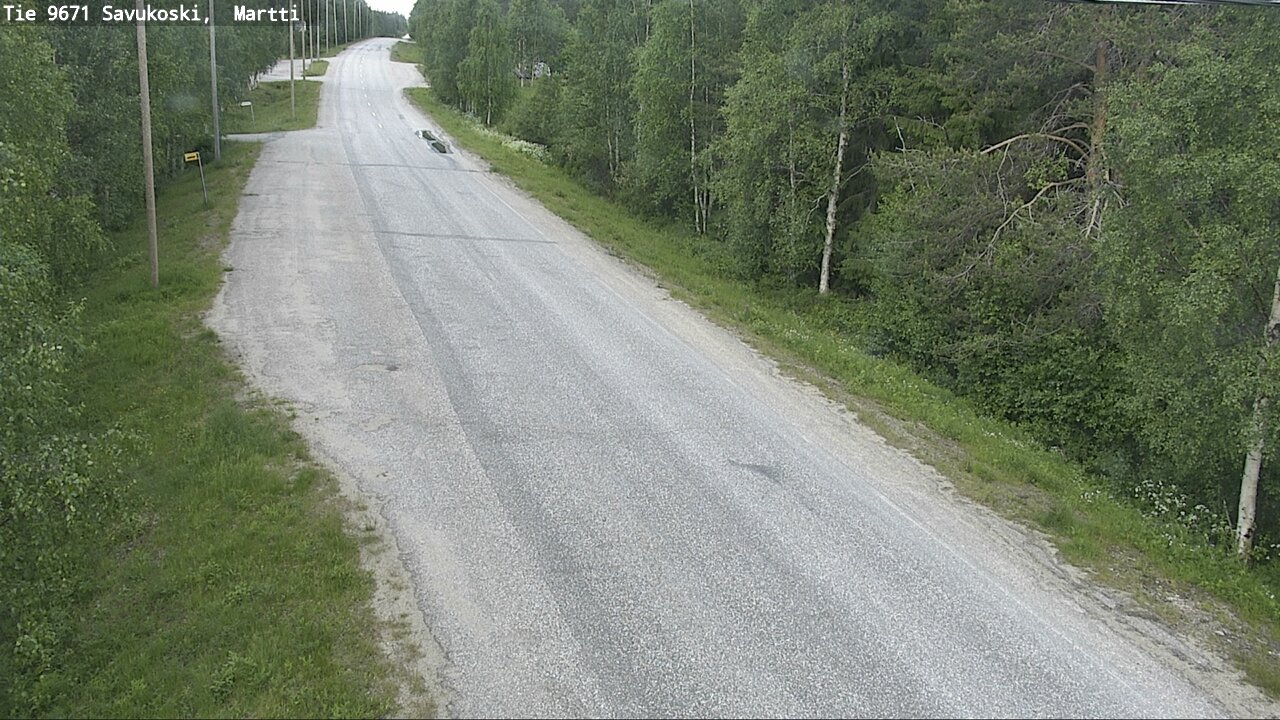 Weather Camera Image Road 9671 Savukoski, Martti, Savukoski, Lappi