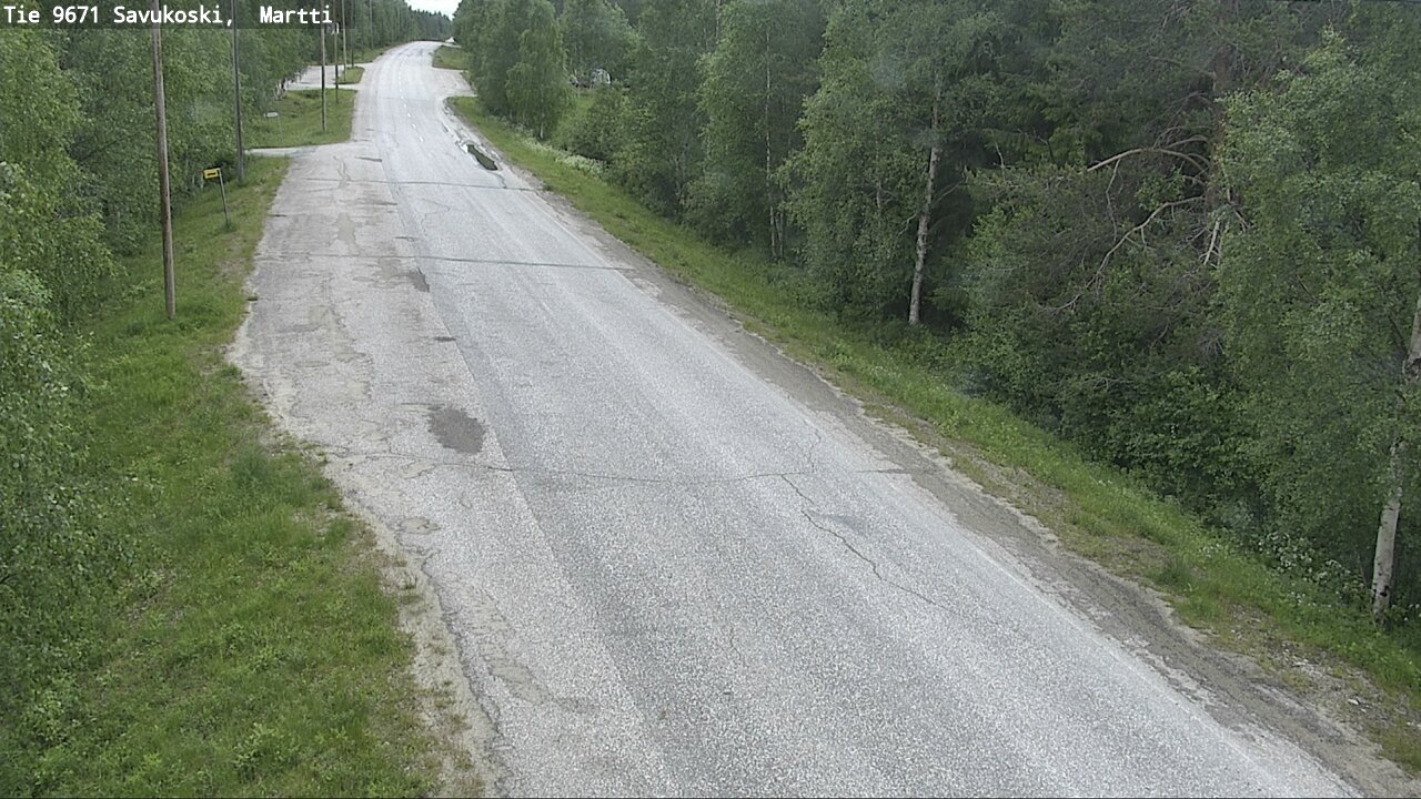 Weather Camera Image Road 9671 Savukoski, Martti, Savukoski, Lappi