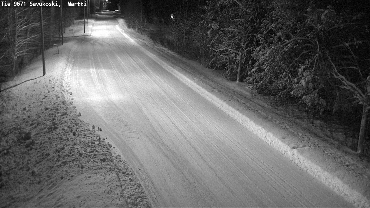 Weather Camera Image Väg 9671 Savukoski, Martti, Savukoski, Lappi