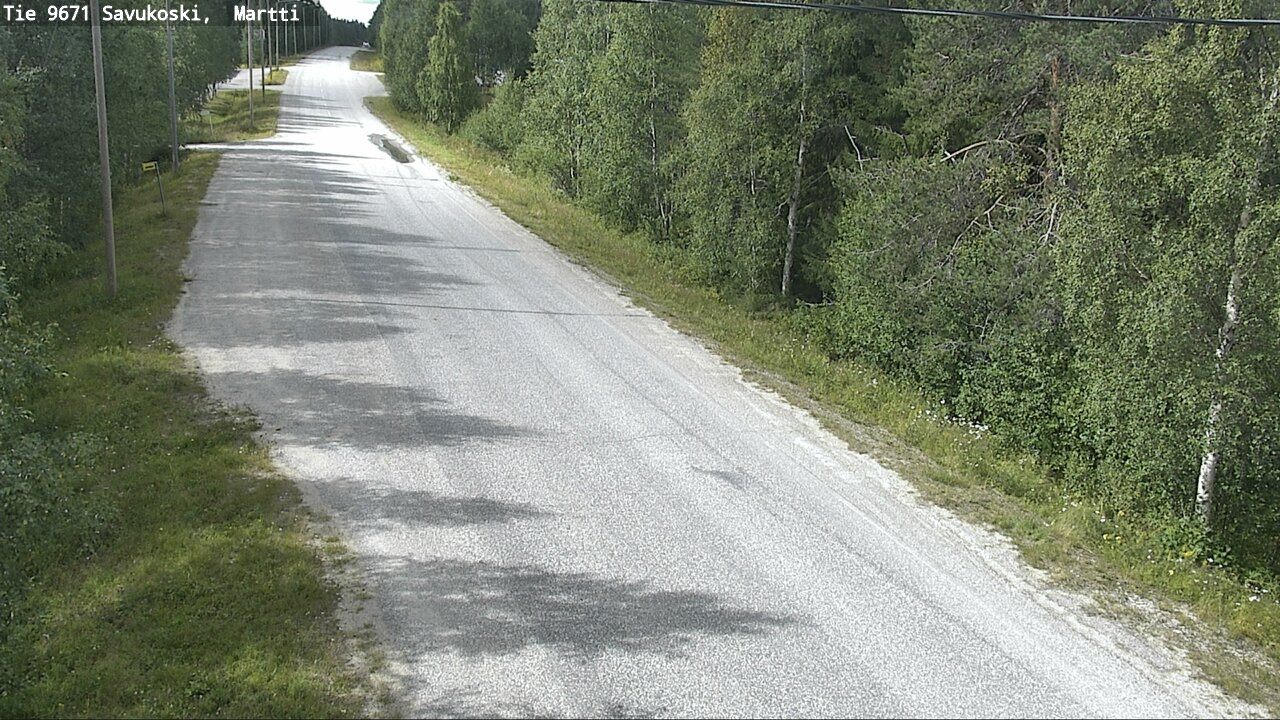 Weather Camera Image Road 9671 Savukoski, Martti, Savukoski, Lappi