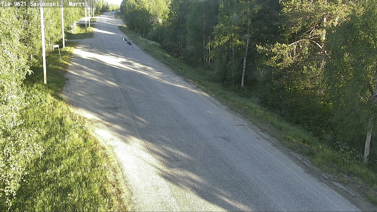 Weather Camera Image Road 9671 Savukoski, Martti, Savukoski, Lappi