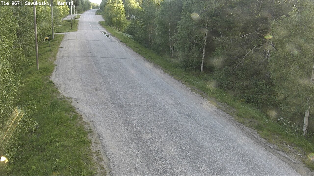 Weather Camera Image Road 9671 Savukoski, Martti, Savukoski, Lappi