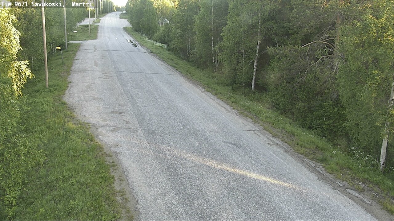 Weather Camera Image Road 9671 Savukoski, Martti, Savukoski, Lappi