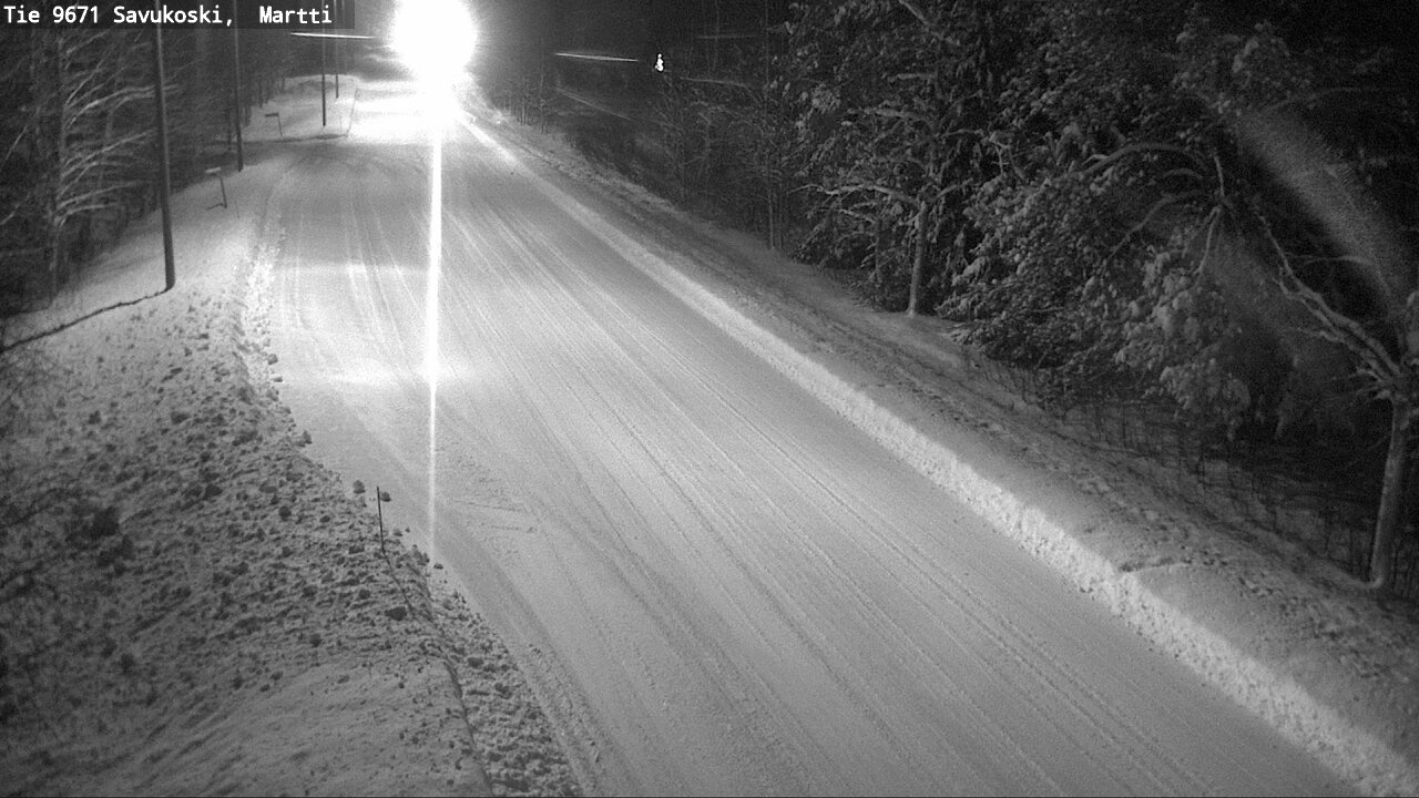 Weather Camera Image Väg 9671 Savukoski, Martti, Savukoski, Lappi