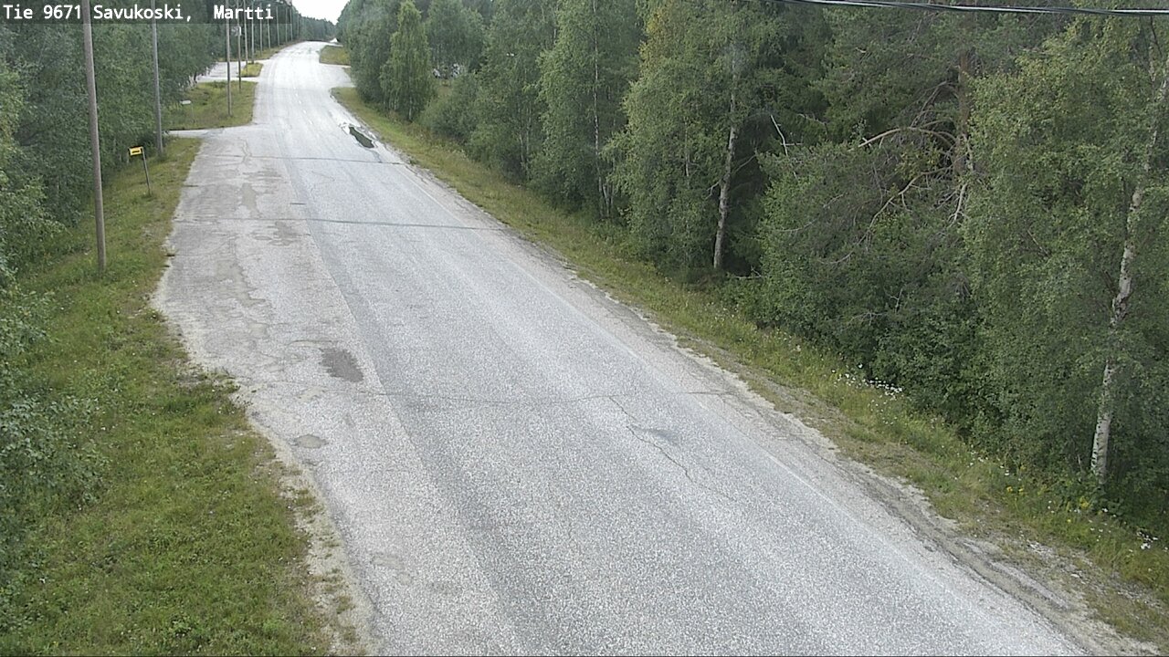 Weather Camera Image Road 9671 Savukoski, Martti, Savukoski, Lappi