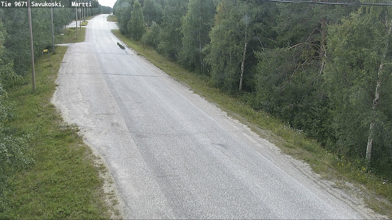 Weather Camera Image Road 9671 Savukoski, Martti, Savukoski, Lappi