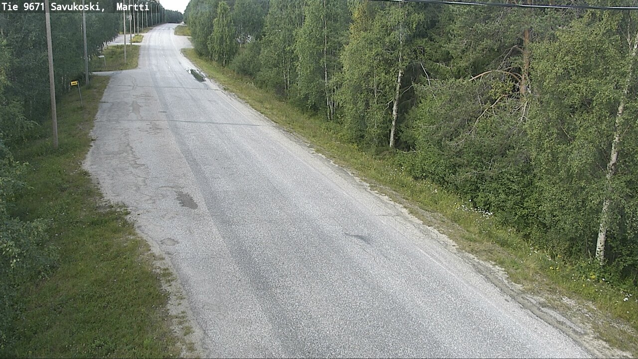 Weather Camera Image Road 9671 Savukoski, Martti, Savukoski, Lappi