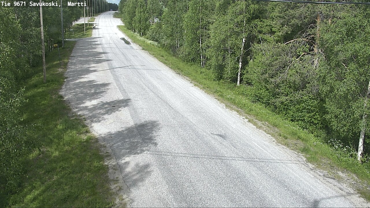 Weather Camera Image Road 9671 Savukoski, Martti, Savukoski, Lappi