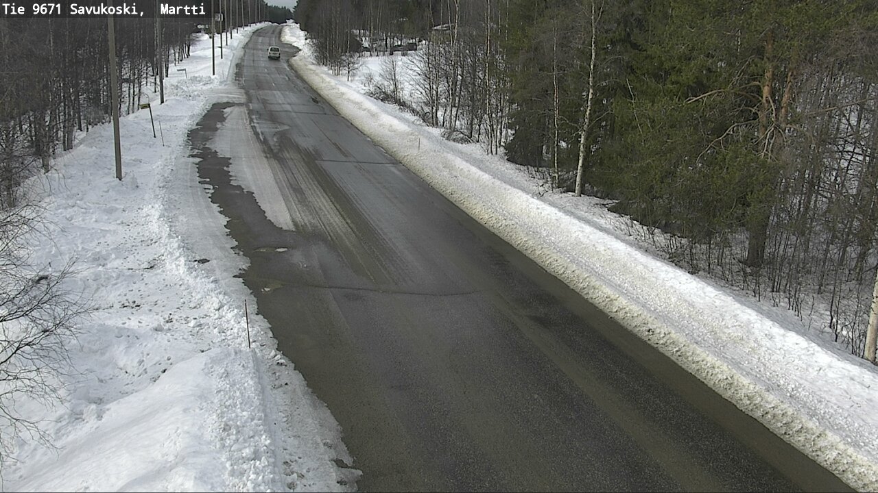 Weather Camera Image Road 9671 Savukoski, Martti, Savukoski, Lappi