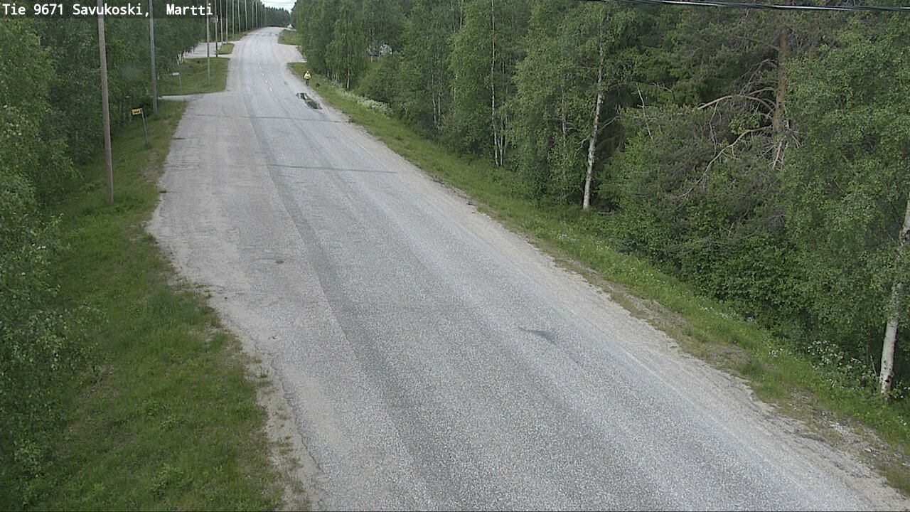 Weather Camera Image Road 9671 Savukoski, Martti, Savukoski, Lappi