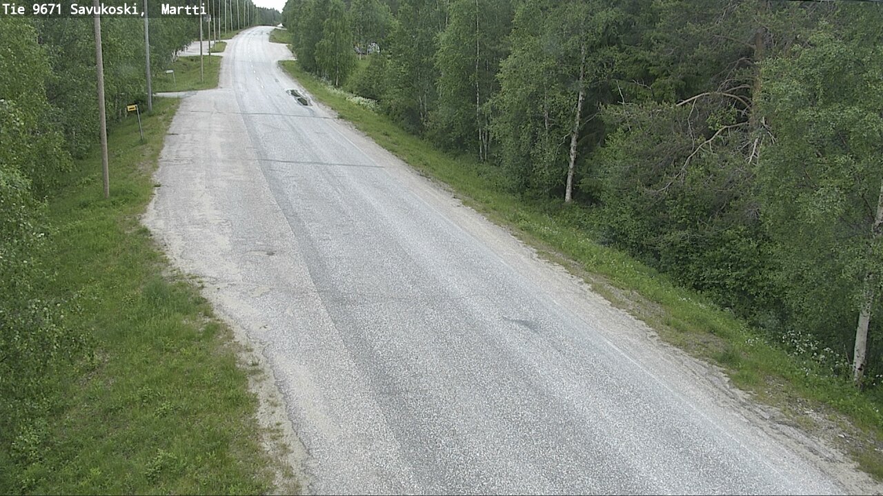 Weather Camera Image Road 9671 Savukoski, Martti, Savukoski, Lappi
