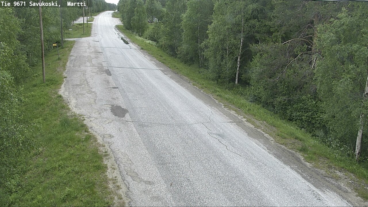 Weather Camera Image Road 9671 Savukoski, Martti, Savukoski, Lappi