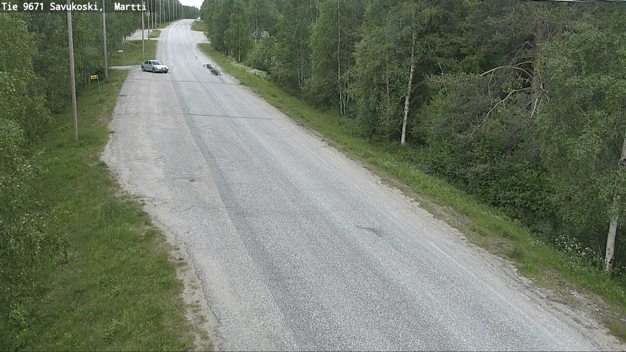Weather Camera Image Road 9671 Savukoski, Martti, Savukoski, Lappi