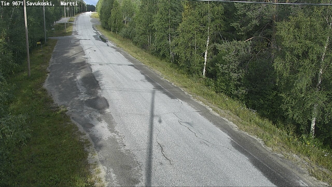 Weather Camera Image Road 9671 Savukoski, Martti, Savukoski, Lappi