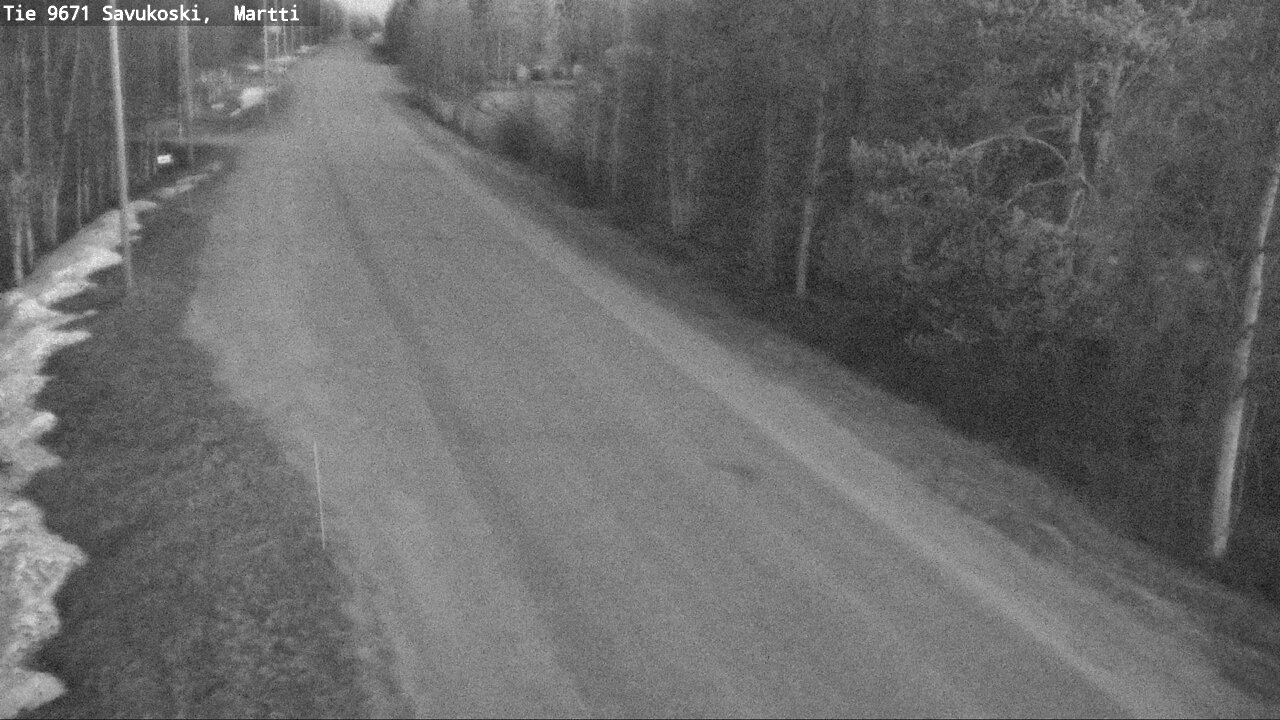 Weather Camera Image Väg 9671 Savukoski, Martti, Savukoski, Lappi