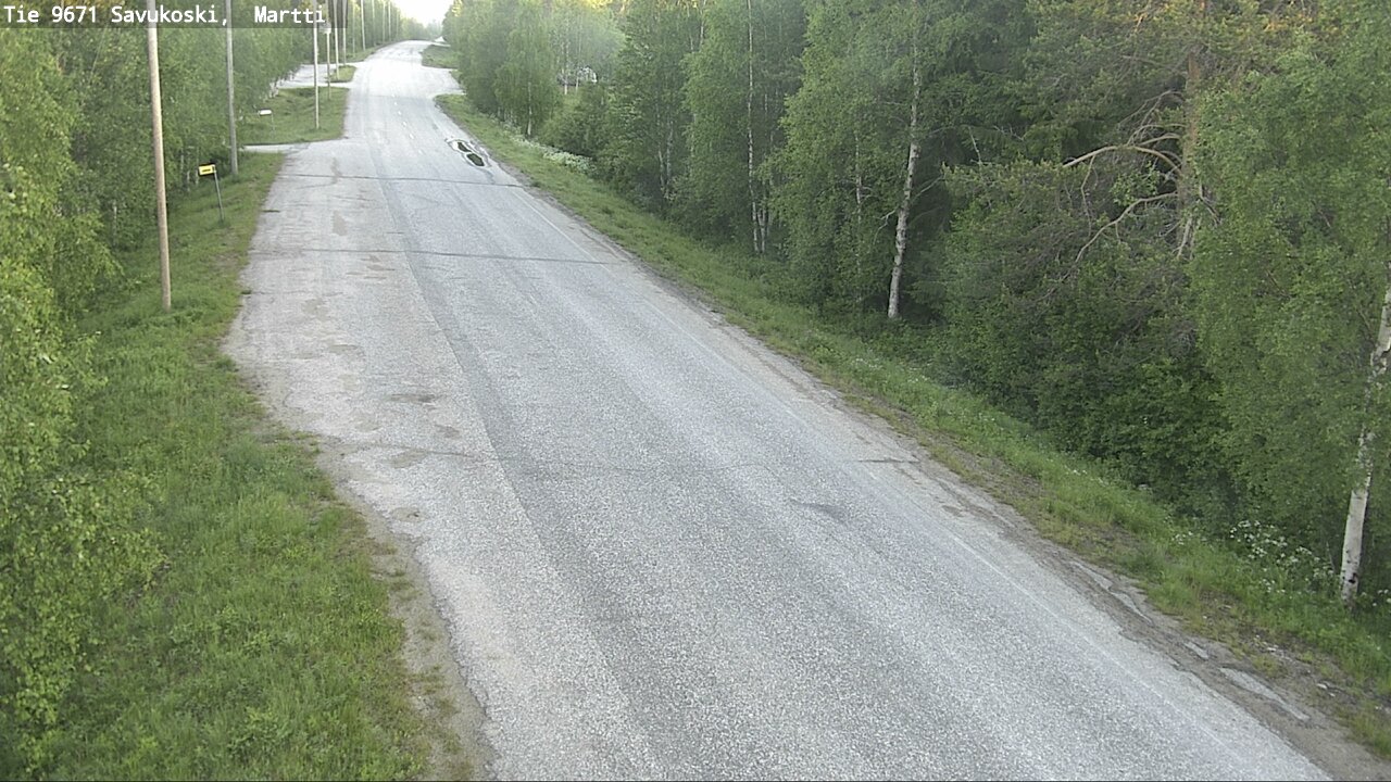 Weather Camera Image Road 9671 Savukoski, Martti, Savukoski, Lappi