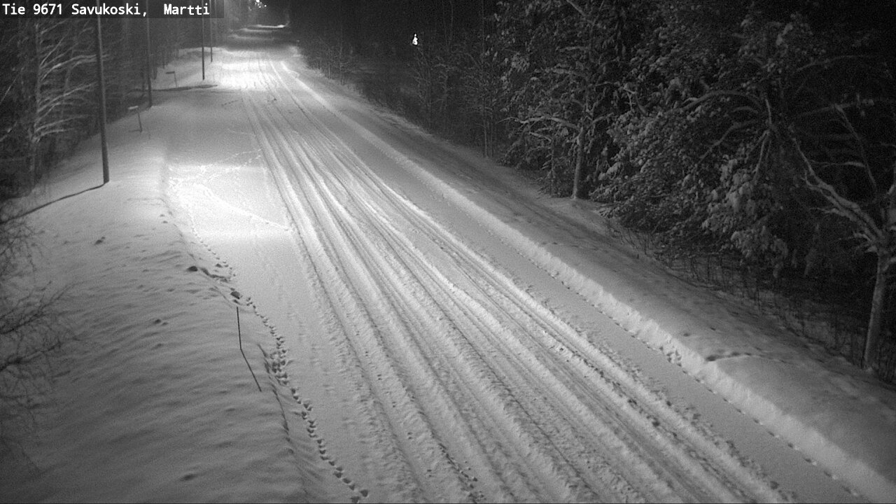 Weather Camera Image Väg 9671 Savukoski, Martti, Savukoski, Lappi