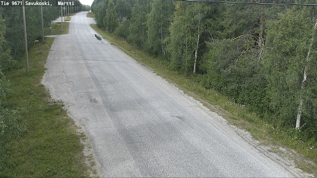 Weather Camera Image Road 9671 Savukoski, Martti, Savukoski, Lappi