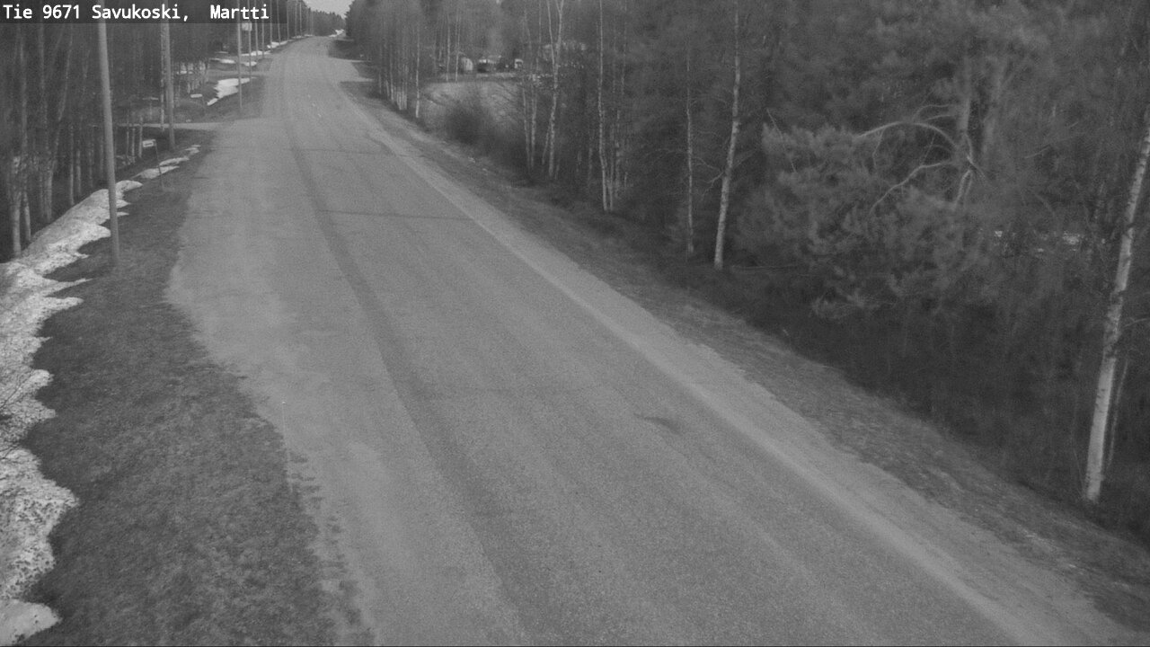 Weather Camera Image Väg 9671 Savukoski, Martti, Savukoski, Lappi